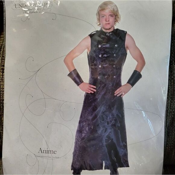 NWT Underwraps Teen Anime Jaquard Tunic Costume - Picture 2 of 6